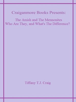 cover image of The Amish and the Mennonites